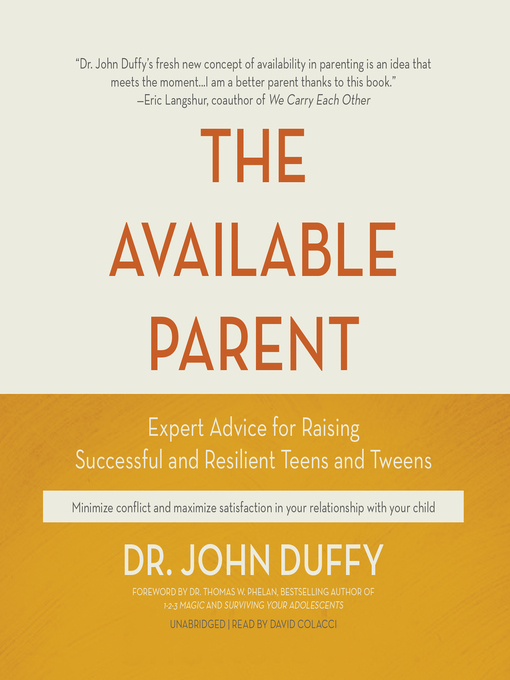 Title details for The Available Parent by John Duffy - Wait list
